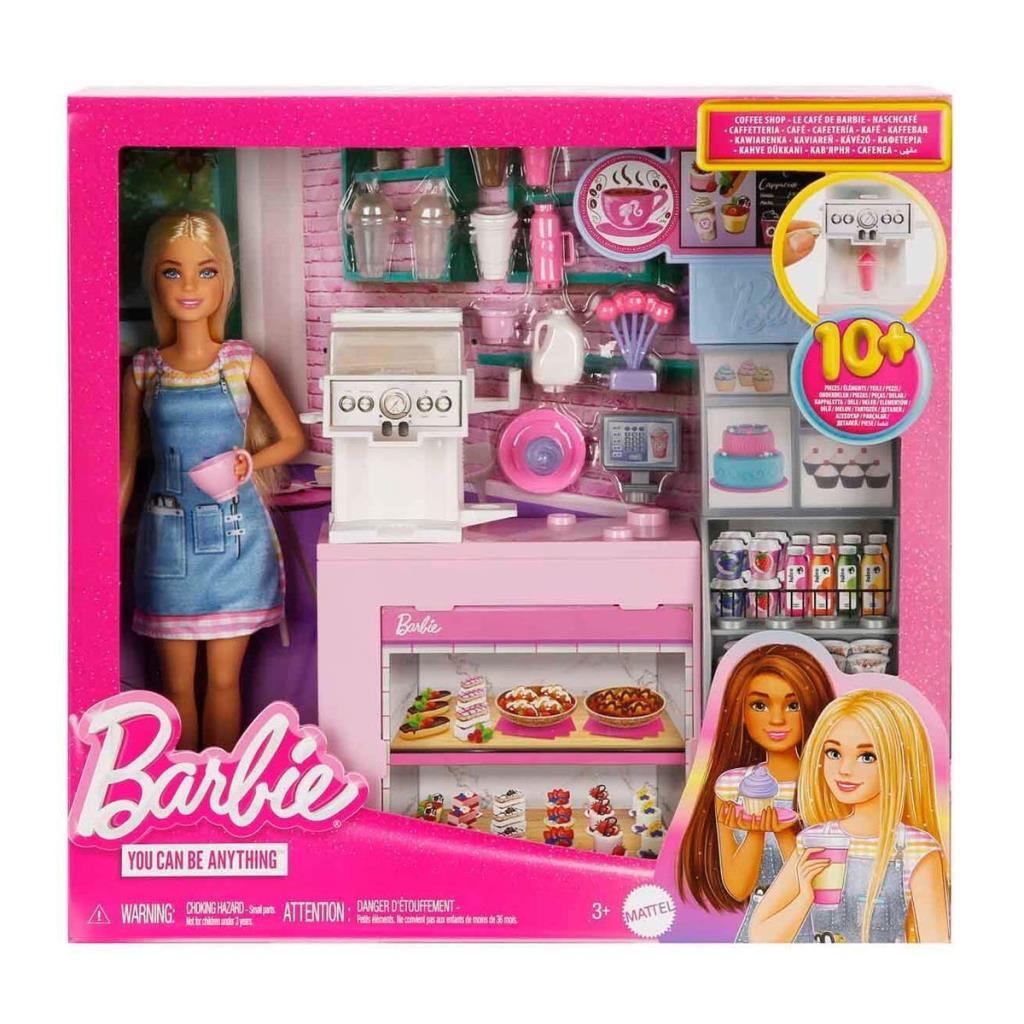 Coffret de jeu Barbie Coffee Shop Nessiworld HXN94