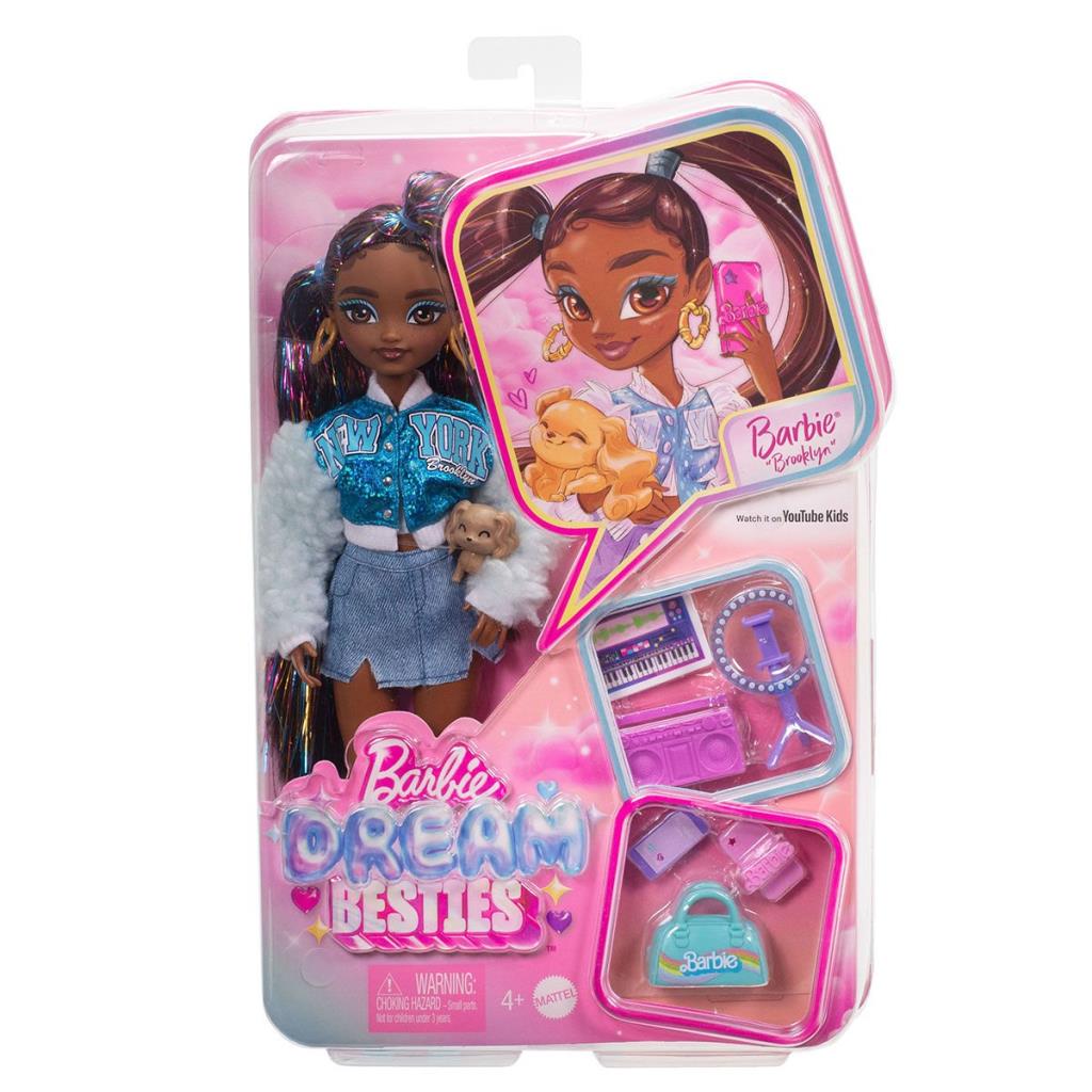 Nessiworld HYC22 Barbie Dream Besties Main Character Dolls Brooklyn