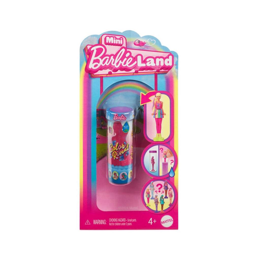 Poupées miniatures Barbieland Nessiworld HYF28, révélation des couleurs
