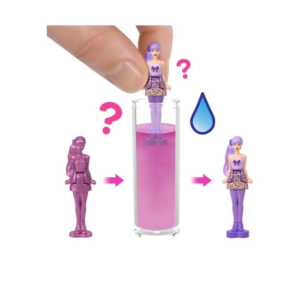 Poupées miniatures Barbieland Nessiworld HYF28, révélation des couleurs
