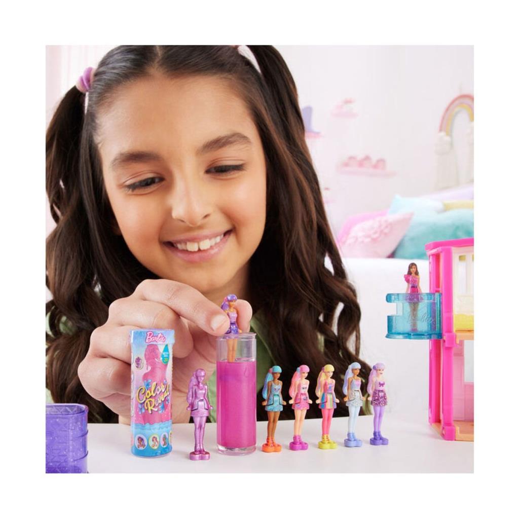 Poupées miniatures Barbieland Nessiworld HYF28, révélation des couleurs