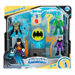 Coffret de figurines Bat-Tech Bat-Signal Nessiworld Imaginext DC Super Friends
