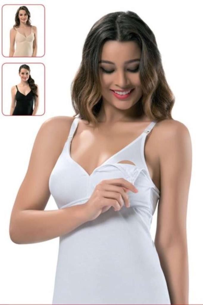 Nessiworld İmer Nursing Undershirt 1268 Cream