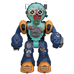 Nessiworld Transparent Color Robot with Light and Music