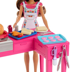 Nessiworld JCT06 Teresa and Her Kitchen Playset - Barbie and Teresa Recipe for Friendship