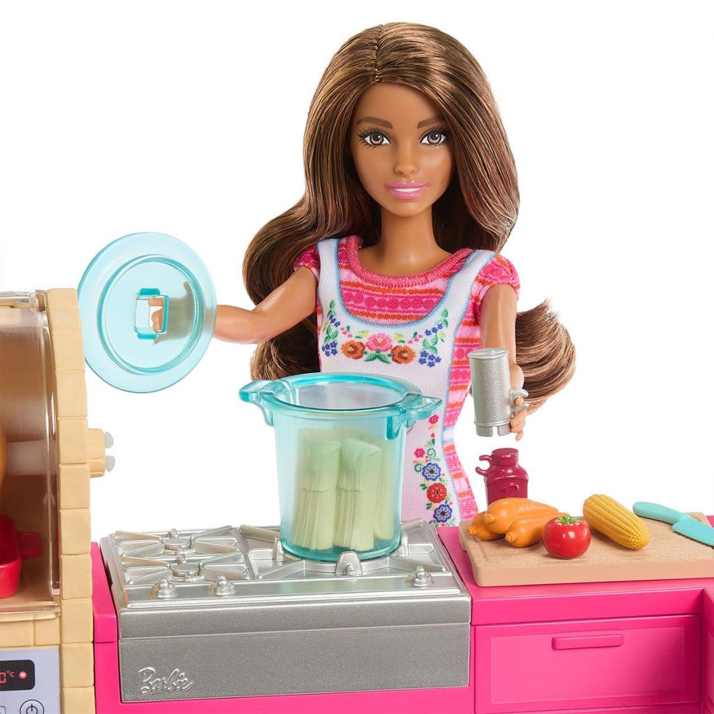 Nessiworld JCT06 Teresa and Her Kitchen Playset - Barbie and Teresa Recipe for Friendship