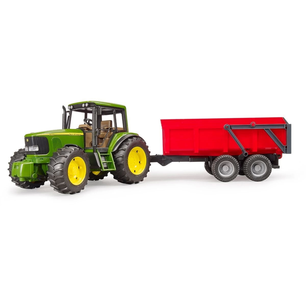 Nessiworld John Deere 6920 Tractor and Red Trailer
