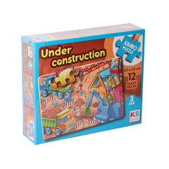 NessiWorld JP 314004 Under Construction Jumbo Puzzle 12 Pieces
