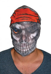 Fully Fitted Cloth Pirate Mask - Stretch Horror Mask - 3D Printed Mask Model 4