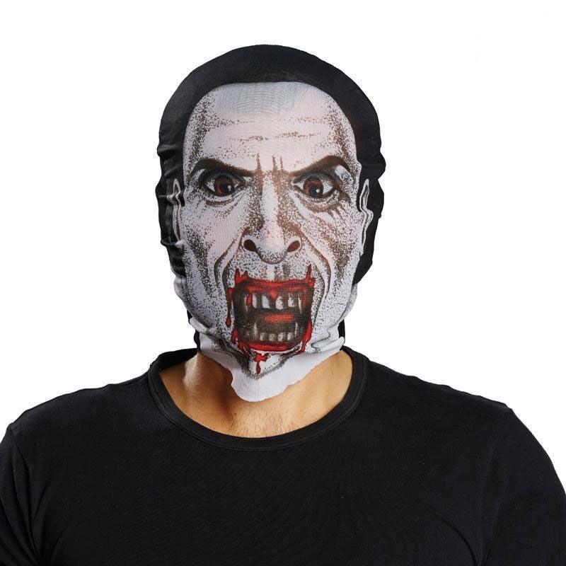 Nessiworld Fully Fitted Cloth Vampire Mask - Stretch Horror Mask - 3D Printed Mask Model 2