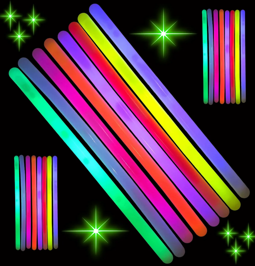 Nessiworld Glow in the Dark Phosphorescent Glow Stick Thick 30 cm 1 Piece