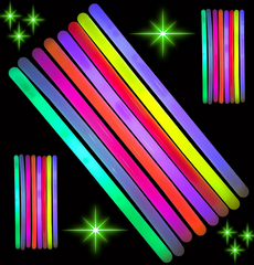 Nessiworld Glow in the Dark Phosphorescent Glow Stick Thick 30 cm 1 Piece