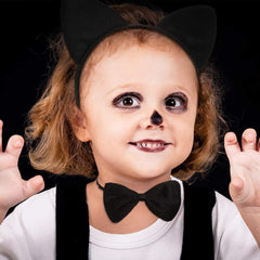 Nessiworld Cat Costume Crown Tail Bow Tie Set 1 Piece