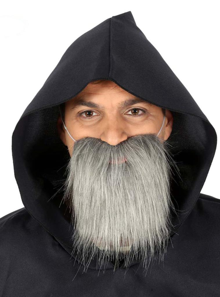 Nessiworld Gray Pirate Beard Fake Beard