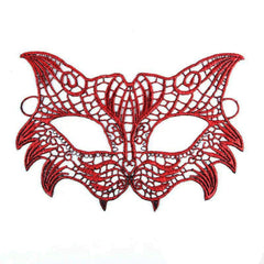 Nessiworld Red Lace Masquerade Mask No 8