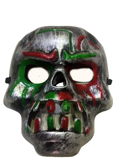 Nessiworld Red Blood Stripe Fanged Dracula Skull Mask Gray Color