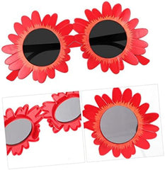 NessiWorld RedColorDaisyShapedPartyGlasses18x10cm