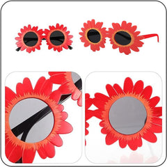 NessiWorld RedColorDaisyShapedPartyGlasses18x10cm