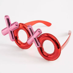 Nessiworld Kırmızı Renk Xoxo Yazılı Parti Gözlüğü 17x7 cm