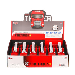 Nessiworld KLX800-239 Sound and Light Fire Truck 1:24 - Vardem Toys