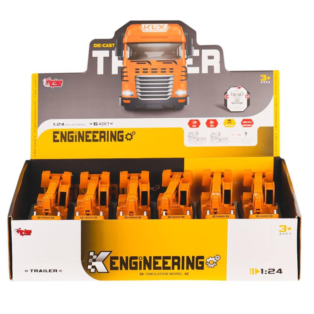 Nessiworld KLX800-245 Light Music Crane Truck 1:24 - Vardem Toys