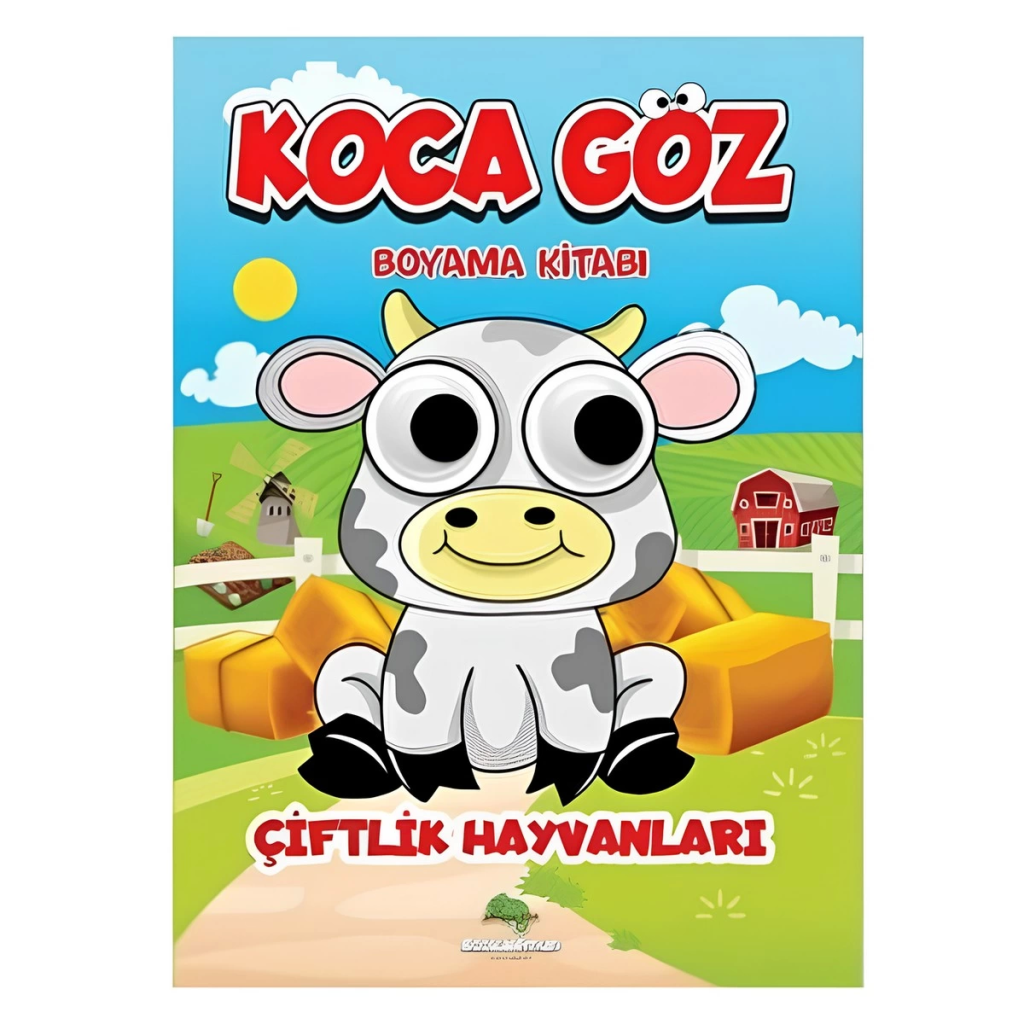 Nessiworld Big Eye Farm Animals Coloring Book