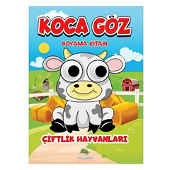 Nessiworld Big Eye Farm Animals Coloring Book