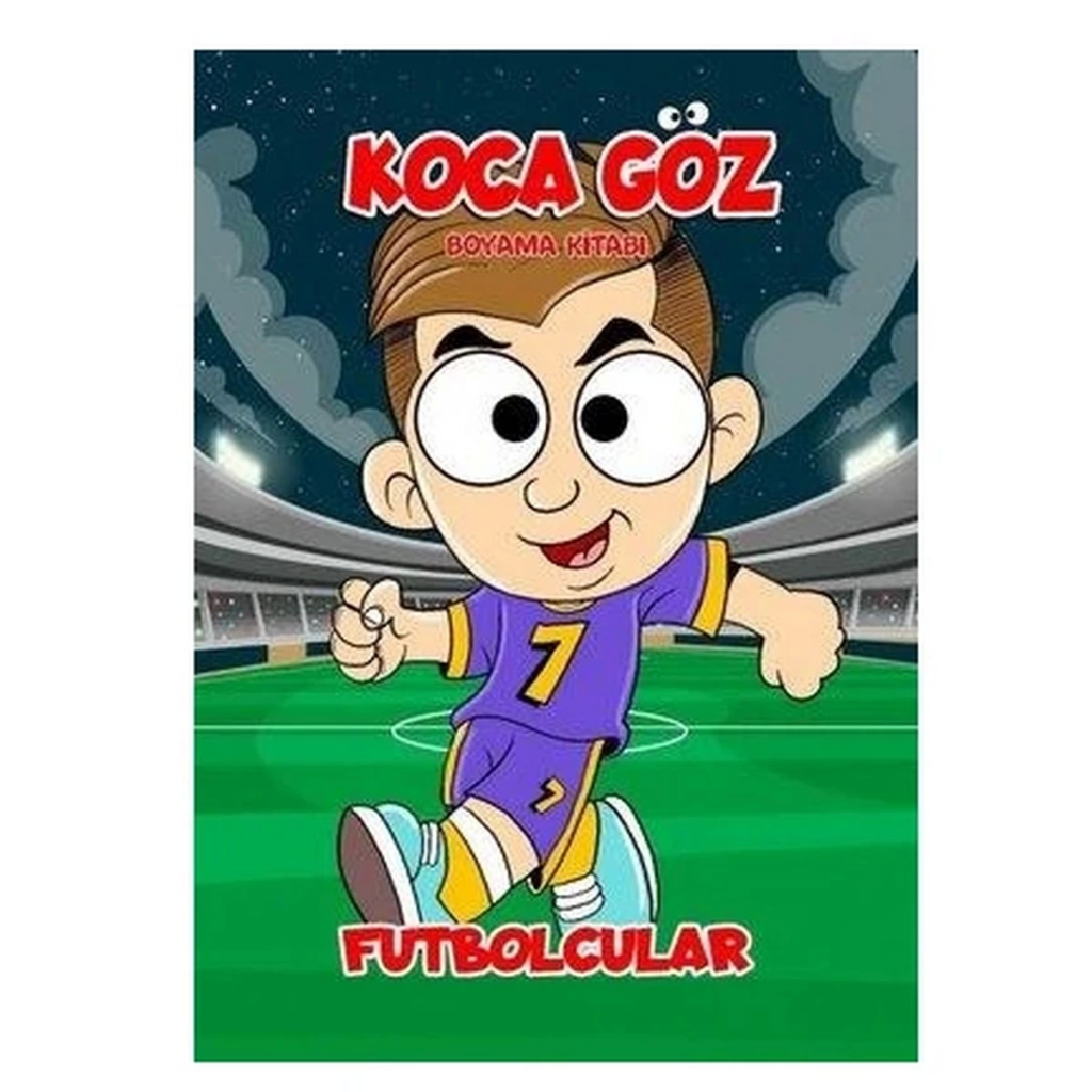 Nessiworld Big Eye Football Players Coloring Book