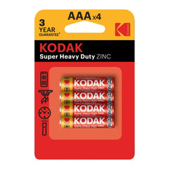 Nessiworld Kodak Zinc Carbon Blister Slim Battery 4 AAA