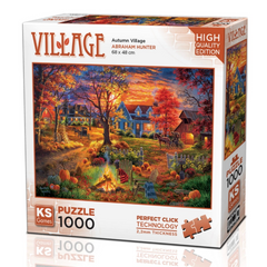Nessiworld KS Games Autumn Village Puzzle 1000 Pieces 20671