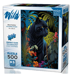 Nessiworld KS Games Black Panther with Puzzle 500 Pieces 20071