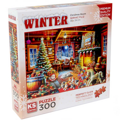 Nessiworld KS Games Christmas Room Puzzle 300 Parça