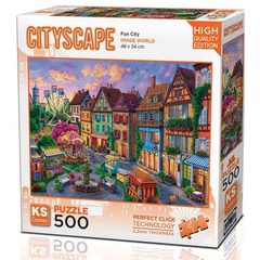 Nessiworld KS Games Fun City Puzzle 500 Pieces 20047