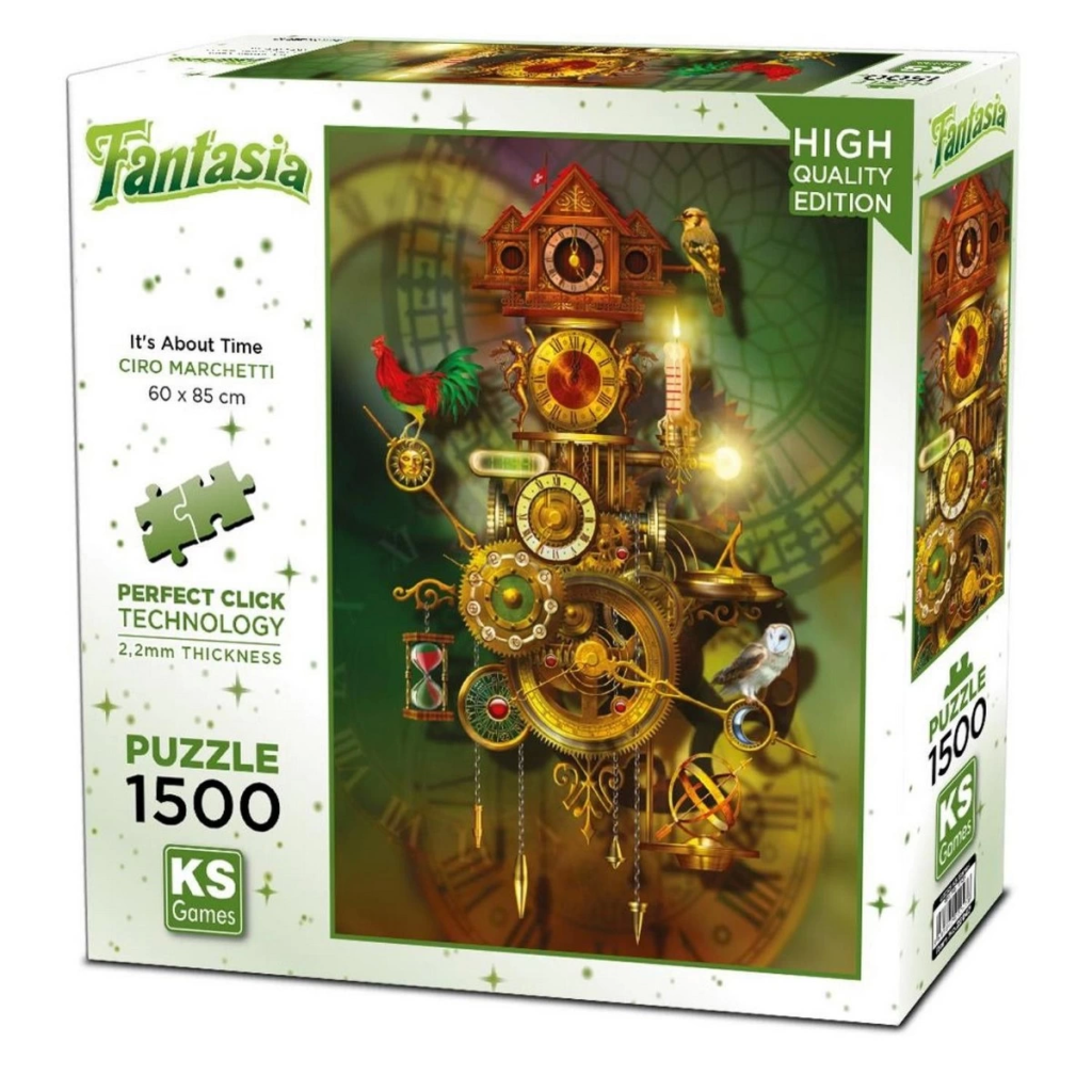 Nessiworld Ks Games It's About Time Puzzle 1500 Pieces 22047