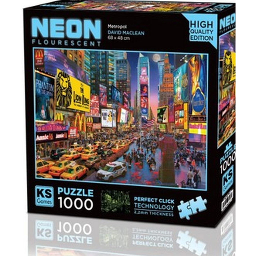 Nessiworld KS Games Neon Dawn Tryst Puzzle 1000 Pieces 20765