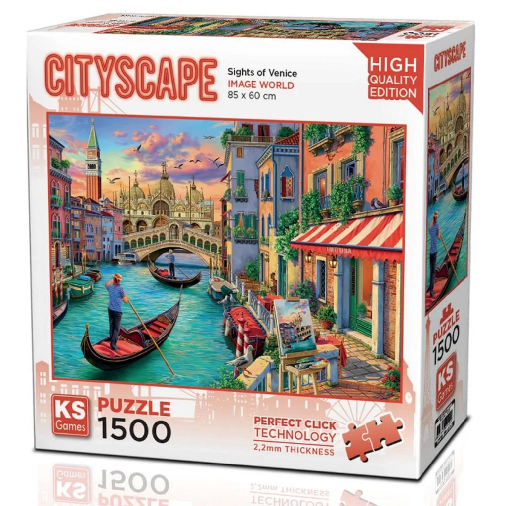 Nessiworld KS Games Sights of Venice Puzzle 1500 Pieces 22029