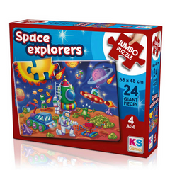 Nessiworld KS Games Space Explorers 24 Piece Puzzle