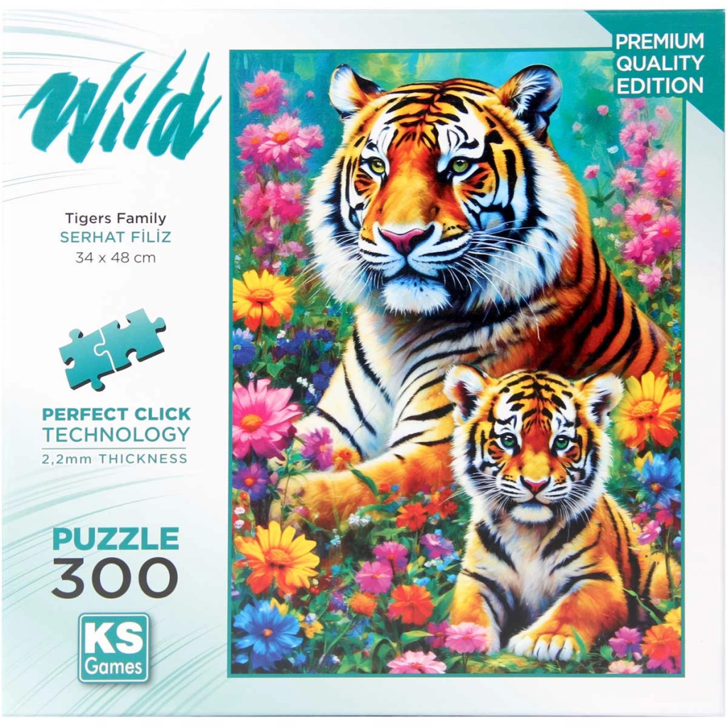 Nessiworld KS Games Tigers Family Puzzle 300 قطعة