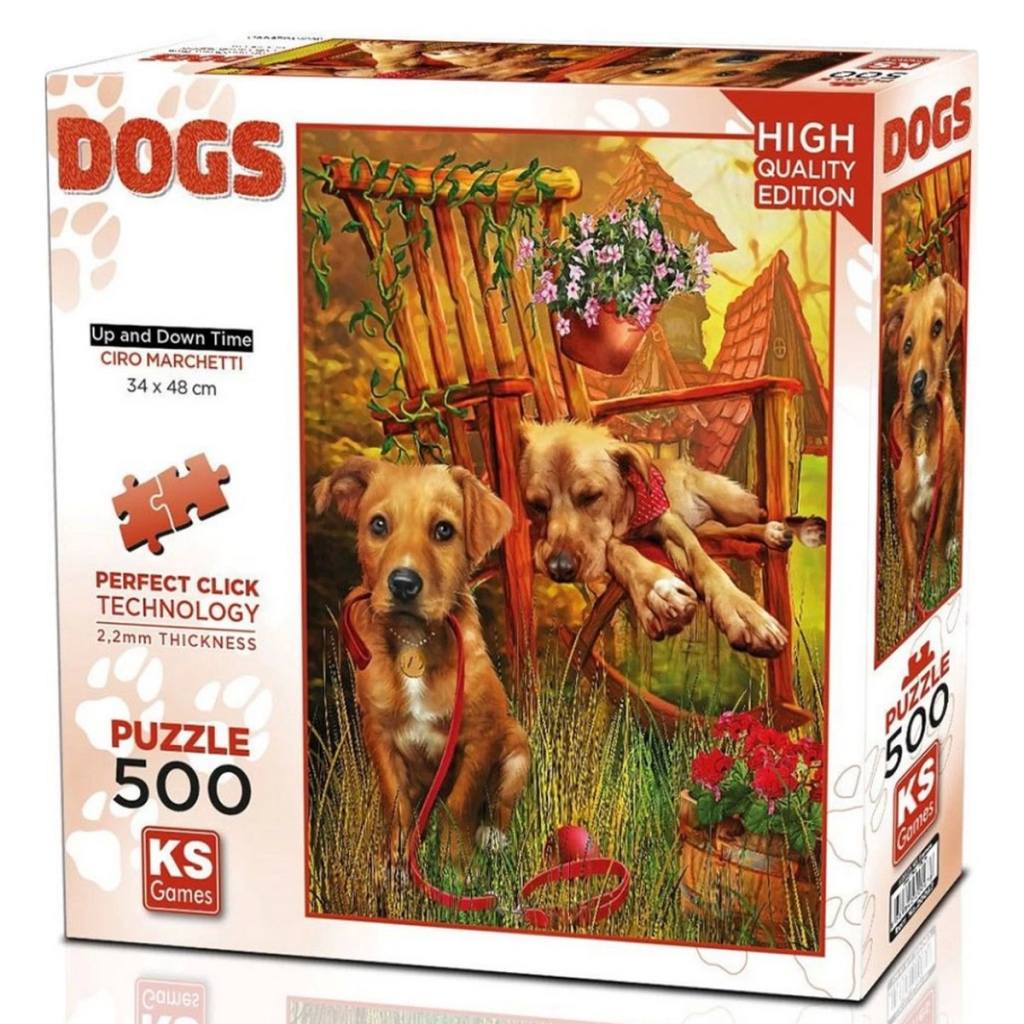 Nessiworld KS Games Up and Down Time Puzzle 500 Pieces 20067