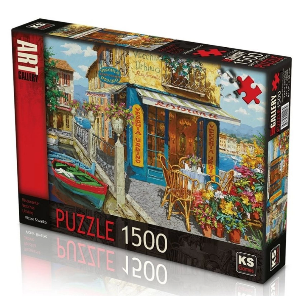 Nessiworld KS Ristorante Vecchia Urbino 1500 Piece Puzzle