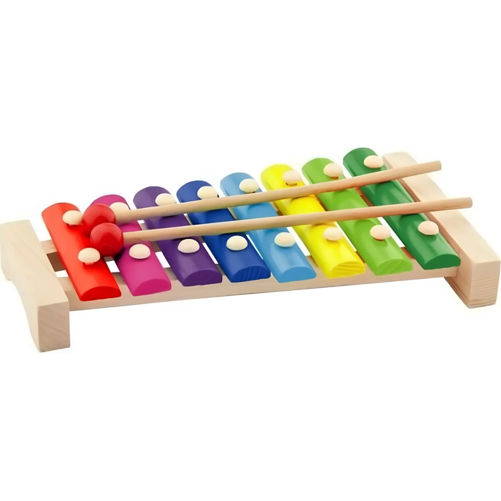 Nessiworld Wooden Xylophone with 8 Different Notes in a Box