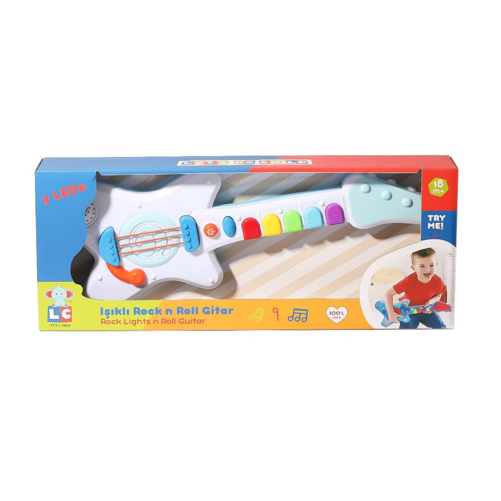 LC-30986 LIGHTED ROC N ROLL GUITAR