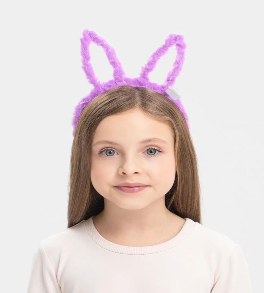 Nessiworld Led Light Plush Fluffy Rabbit Ears Rabbit Crown Lilac 17X23 cm