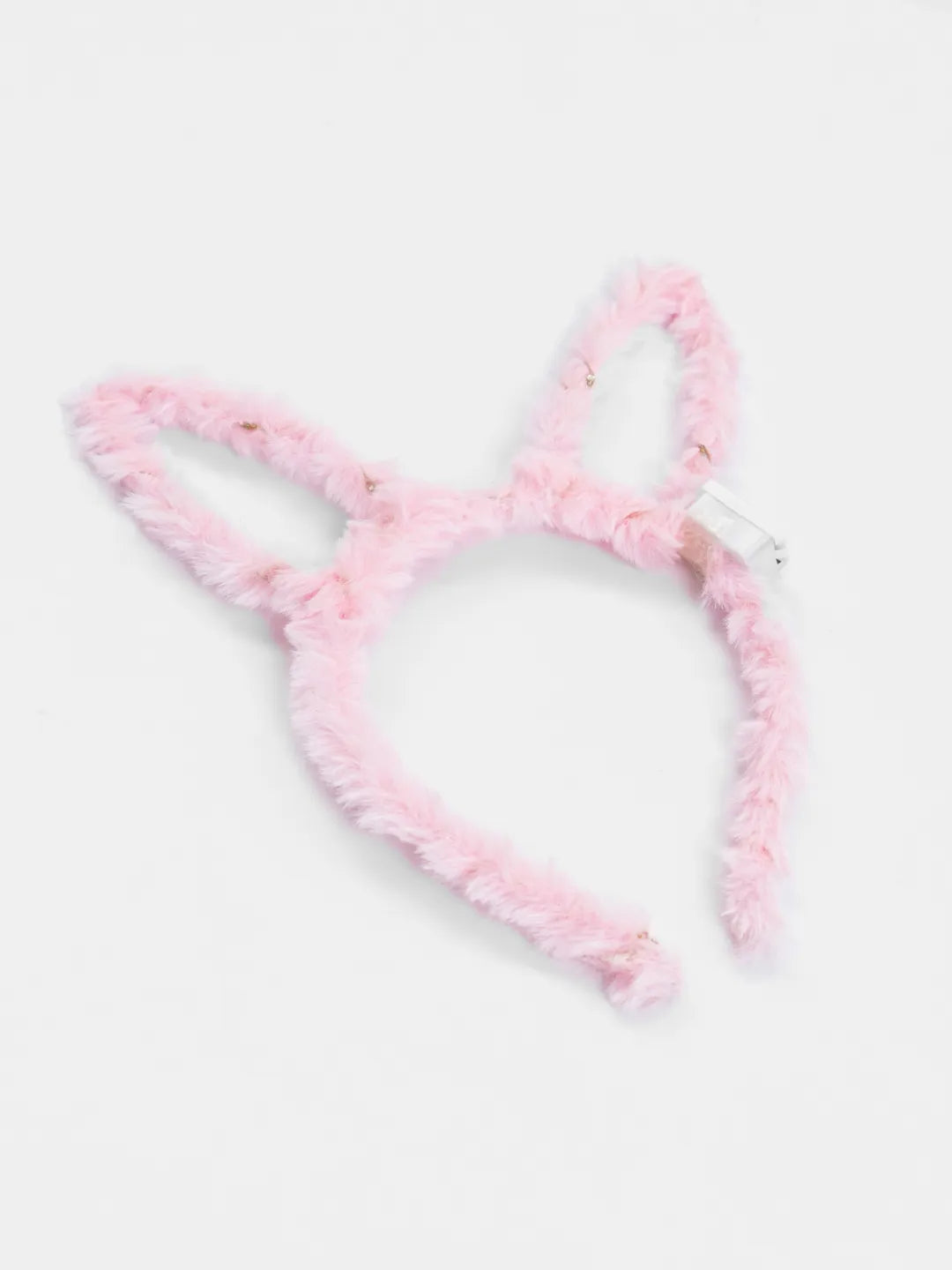 Nessiworld Led Light Plush Fluffy Rabbit Ears Rabbit Crown Pink 17X23 cm