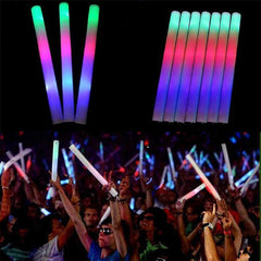 Bâton lumineux en caoutchouc coloré avec éclairage LED Nessiworld, 46 cm