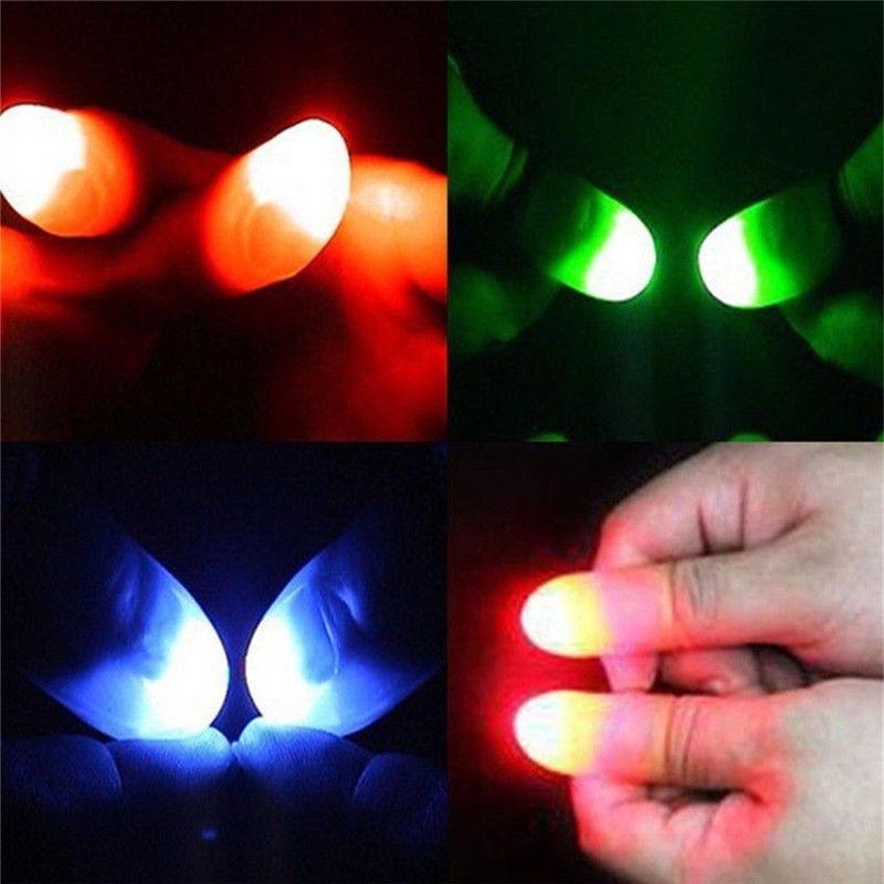 Nessiworld Led Light Colorful Magic Finger Light Finger Joke Finger 1 Piece