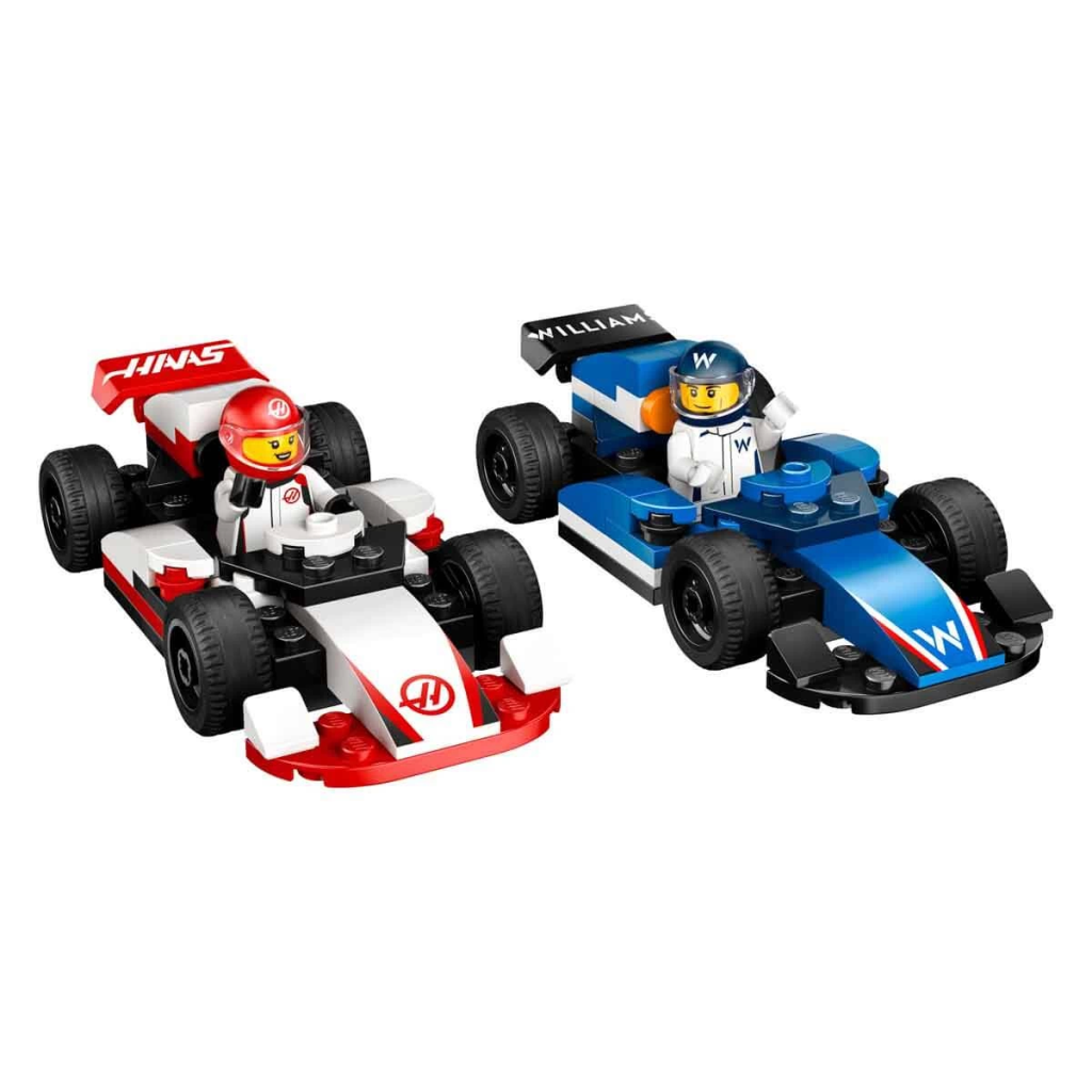 Nessiworld LEGO City F1 Williams Racing and Haas F1 Race Cars 60464