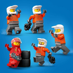 Nessiworld LEGO City Ferrari Car F1 Pit Stop and Pit Crew 60443