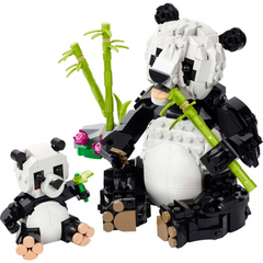 Nessiworld LEGO Creator 3'ü 1 Arada Vahşi Hayvanlar: Panda Ailesi Oyun Seti 31165