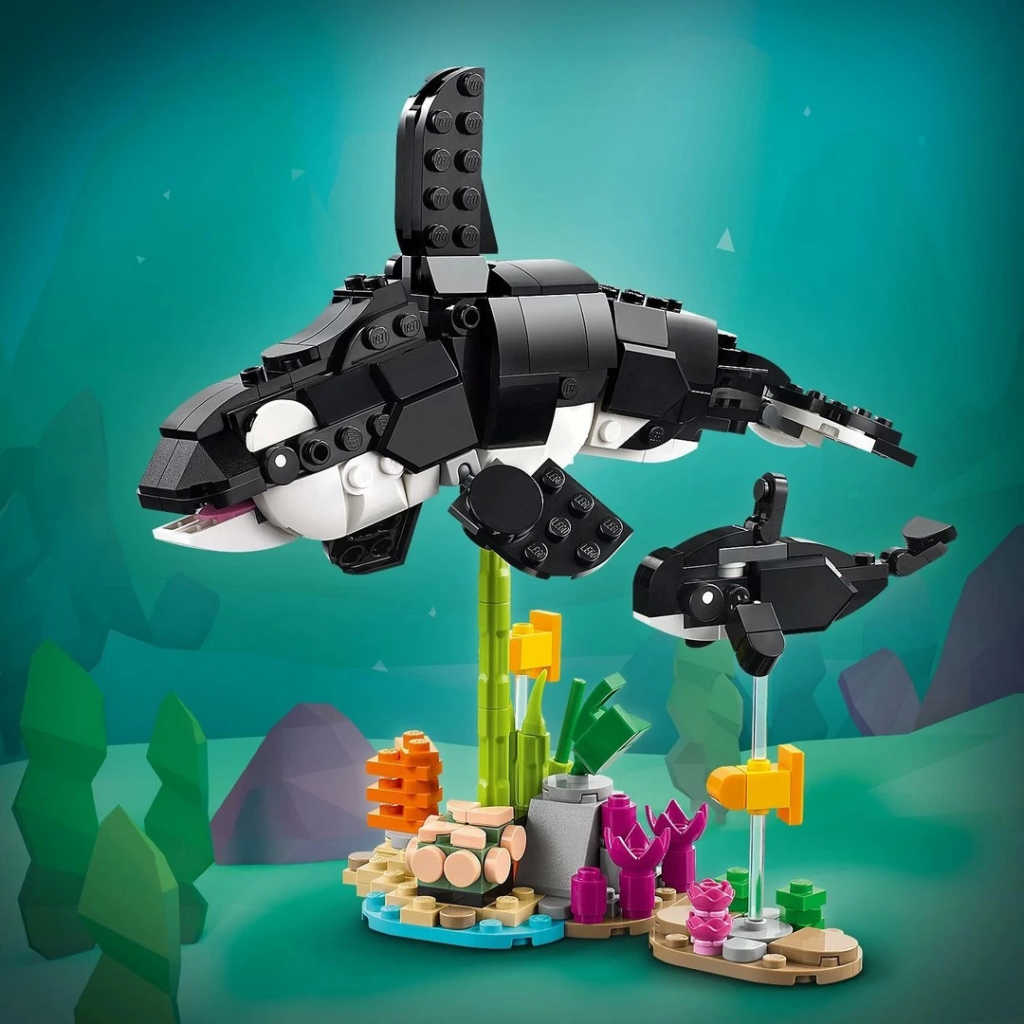 Nessiworld LEGO Creator 3'ü 1 Arada Vahşi Hayvanlar: Panda Ailesi Oyun Seti 31165